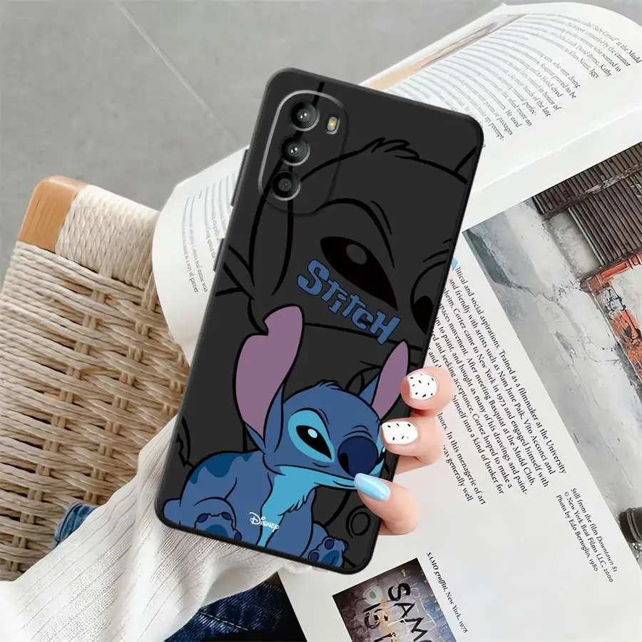 Funda de teléfono suave negra para Motorola Mot G32 G53 G30 Edge 20 Pro 30 Lite G50 G60 G22 Edge40 G51 G73 G71 G60s G52 G31 dibujos animados - imagen 2