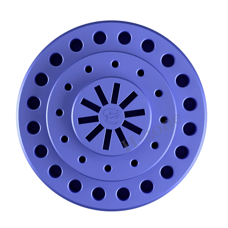 MECÁNICO R38 360 ° Estante de almacenamiento de herramientas de reparación multifuncional giratorio, caja de almacenamiento de clasificación de almacenamiento con ranura multiagujero - imagen 2