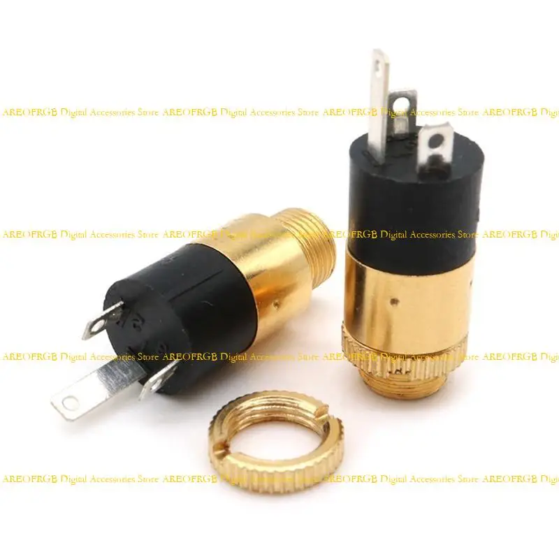 E21E STEREO PANEL Adaptador oro auriculares metal auriculares metal - imagen 4