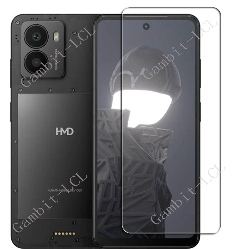 3 uds HD Original para HMD Fusion Protector de vidrio templado en HMDFusion 6,56 "película protectora de pantalla - imagen 2