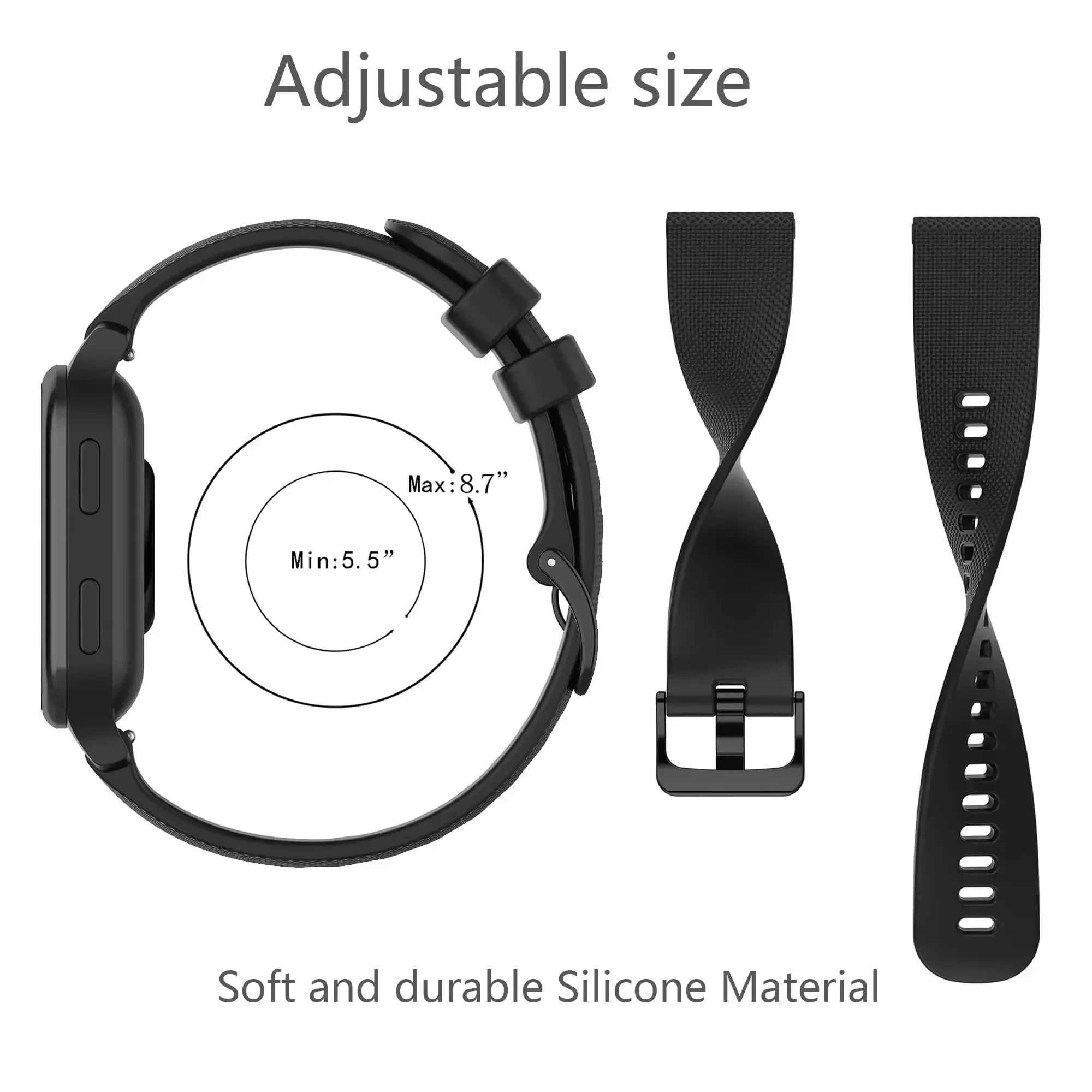 Correa de silicona para Xiaomi Watch S4, Correa deportiva para Xiaomi Watch S3/S2 46mm 42mm/S1 Pro Active Band Mi watch Color 2 - imagen 3