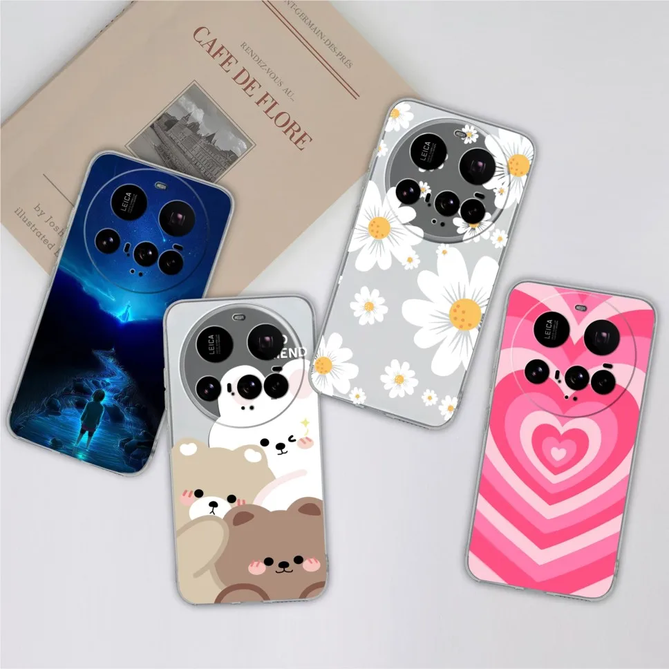 For Xiaomi 15 Ultra Capas De Telefone Cute Pattern Cover Clear Soft TPU Silicone Protective Shell For Xiaomi 15Ultra Funda Capa - imagen 4