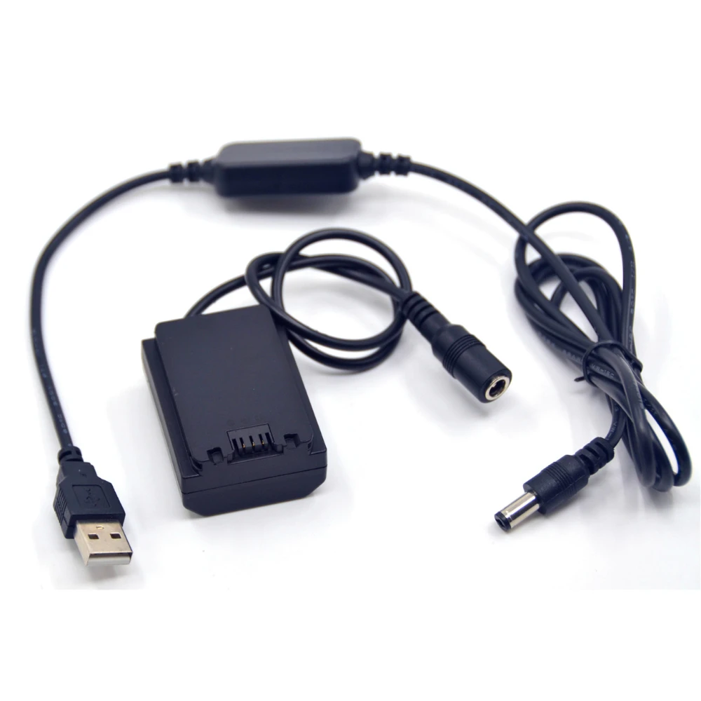 Cable de carga de corriente continua USB + acoplamiento de corriente continua de batería analógico NP fz100 Sony Alpha A9 a7rm3 a7riii a7m3 a7m4 a6600 a7iv cámara digital - imagen 4