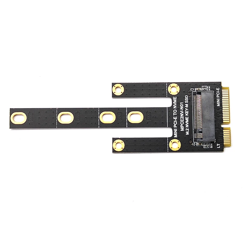 Nuevo adaptador Mini PCIE a NVME Mini PCIE a M2 MINI PCI-E a NVME tarjeta de conversión Riser soporte 2230 2242 2260 2280 NVME PCIE M2 SSD - imagen 4