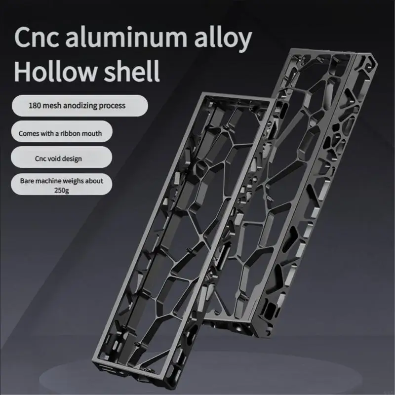 462E Case carcasa teclado aluminio para teclados MAD60/WIN60 mejora prueba deslizamiento disipación - imagen 5