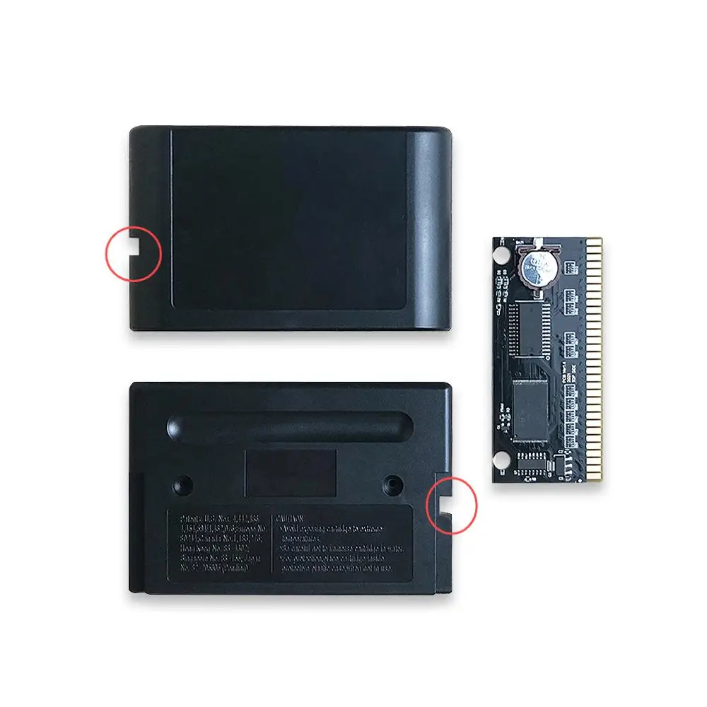 Tarjeta MD FlashKit, tarjeta PCB con oro electrolítico regrabable para cartucho de videojuego Sega Genesis - imagen 2