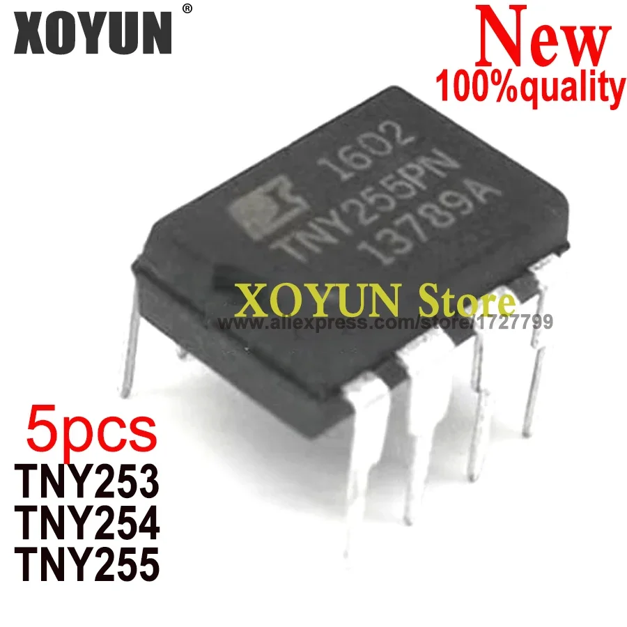 (5 piezas) TNY253P TNY254P TNY255P TNY253PN TNY254PN TNY255PN DIP-7 TNY253P TNY254P TNY255P