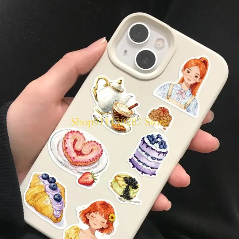 J1HC pegatinas reutilizables con temática comida, 24 Uds., para proyectos arte infantiles, seguro, no tóxico - imagen 5