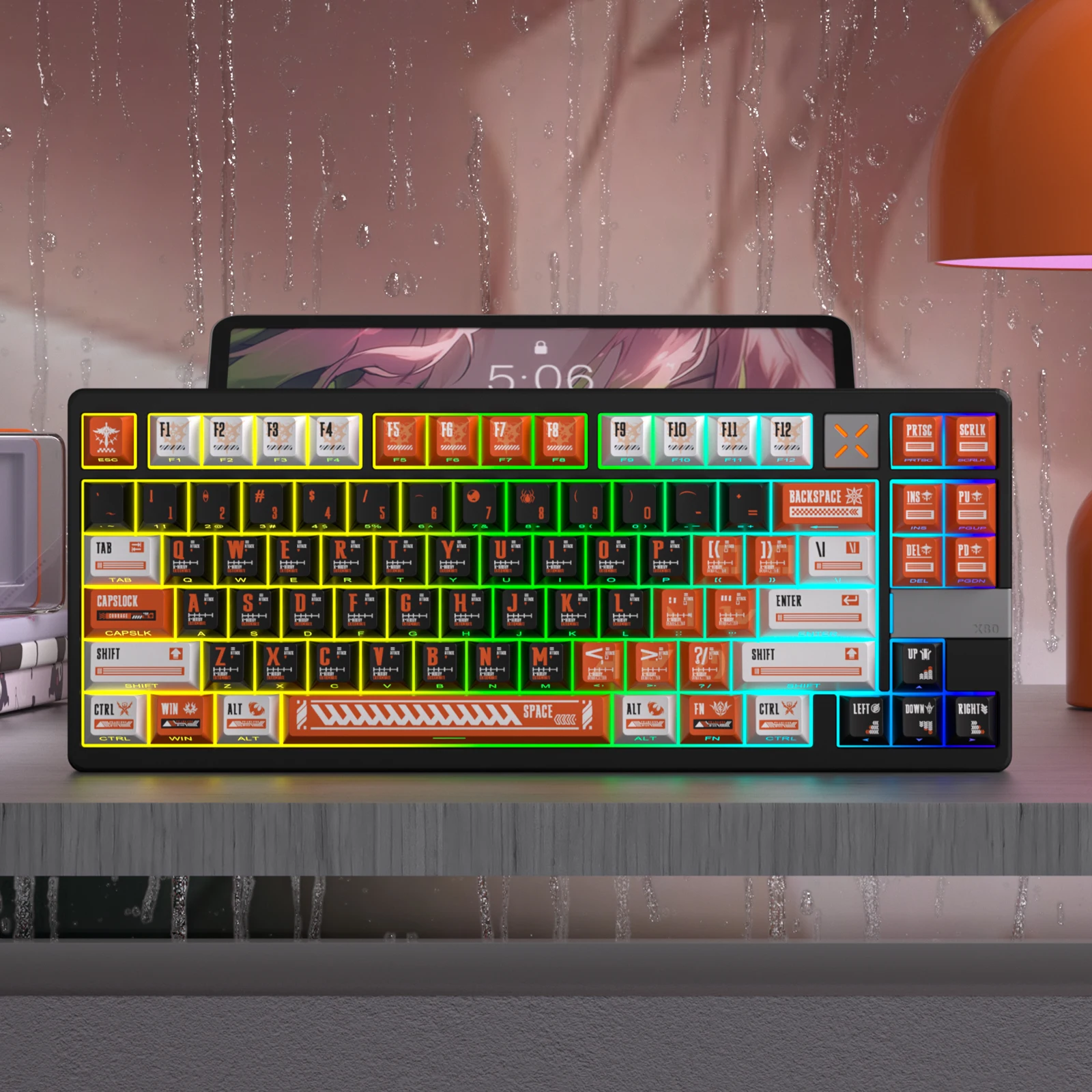 Teclas retroiluminadas con impresión lateral, 127 teclas, Cherry PBT Dye Sub, Horizon para Mx Switch ISO, Teclado mecánico para juegos, diseño de EE. UU. - imagen 2