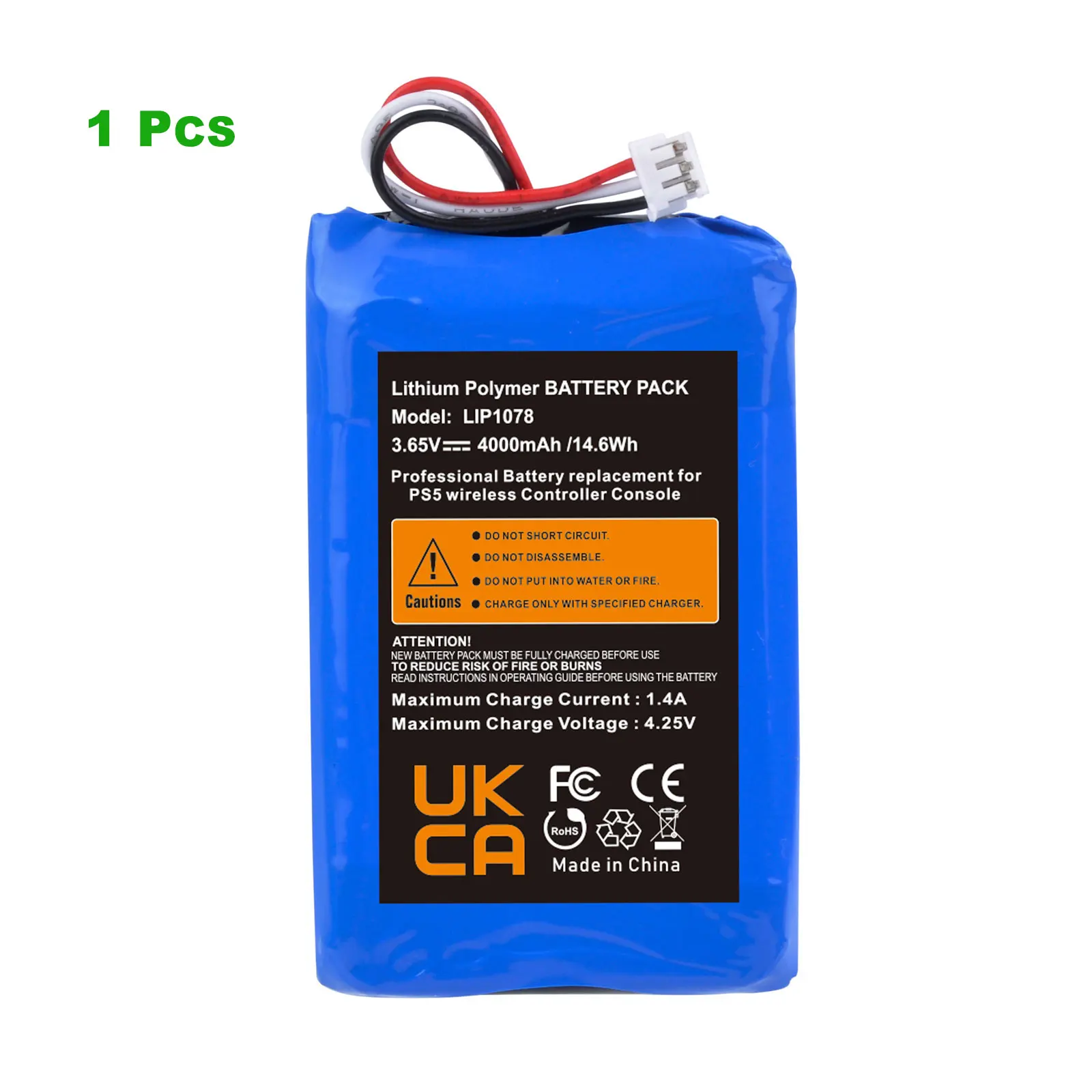 1pcs battery