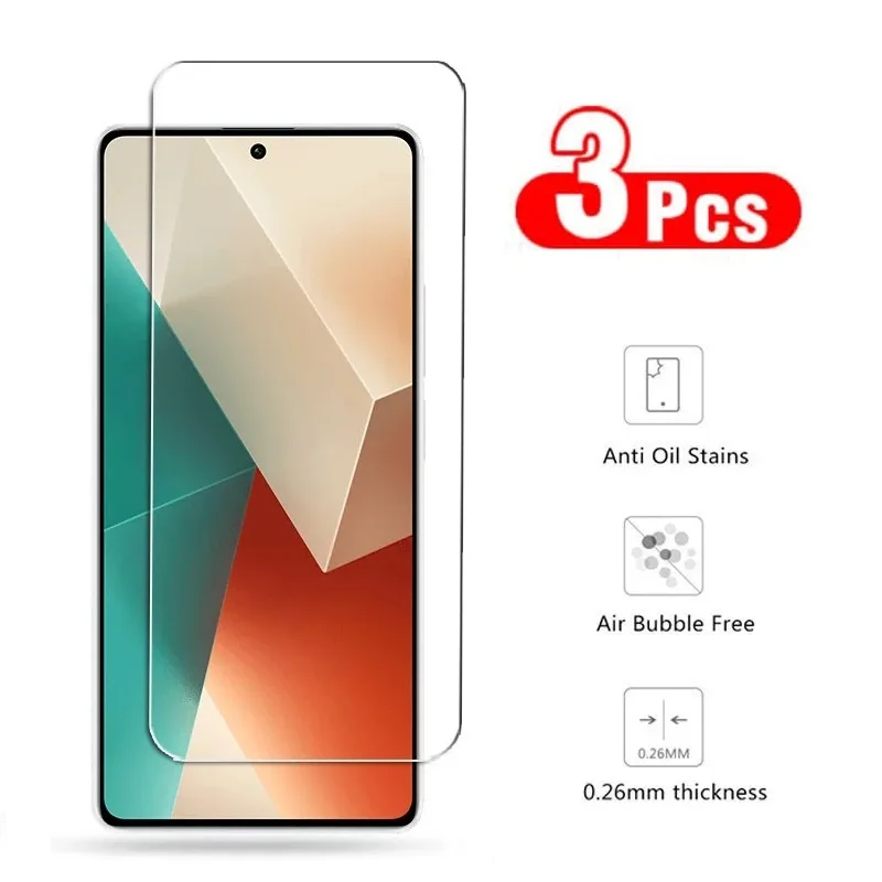 Película de vidrio templado para móvil, Protector de pantalla para Xiaomi Mi 12S Ultra 13T 12T 12X 12 13 Lite Pro X S T Mi13 Mi12 12Lite 5G, 3 unidades - imagen 2