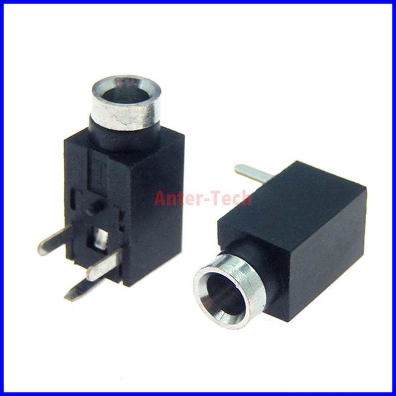 Conector de Audio hembra de 10 piezas y 2,5mm de diámetro, 5mm, 3 pines, DIP, para auriculares, PJ210, PJ-210A/2F01, 2,5 MM