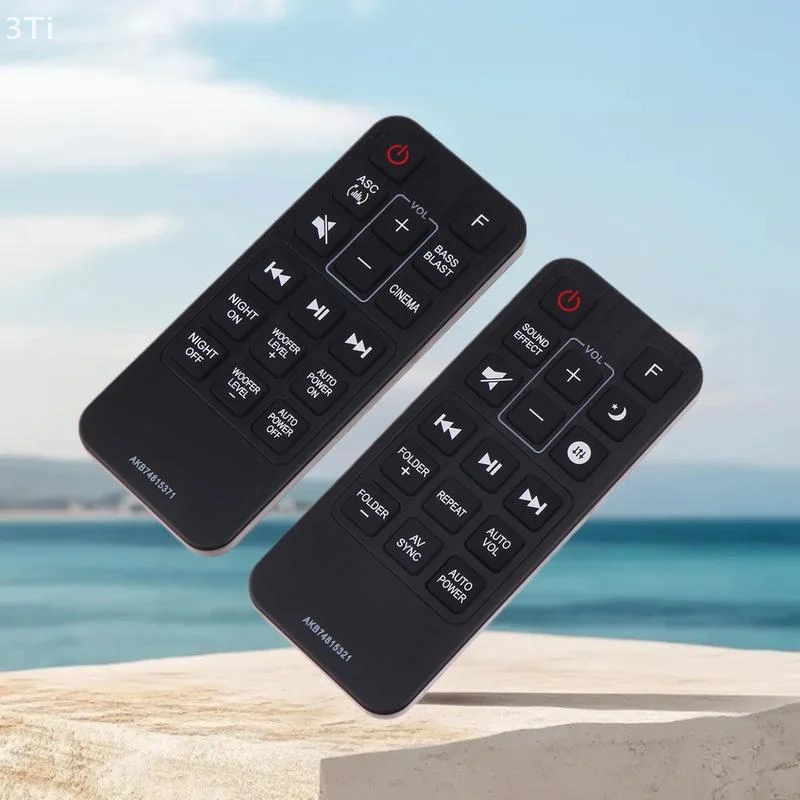 Mando a distancia de repuesto compatible para barra de sonido LAS454B LAS475B SK3D, AKB74815321 AKB74815371