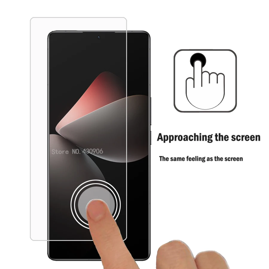Protector de pantalla para MEIZU 21 Pro, cobertura de desbloqueo de huellas dactilares, película de vidrio transparente templado 2.5D edge 9H - imagen 3