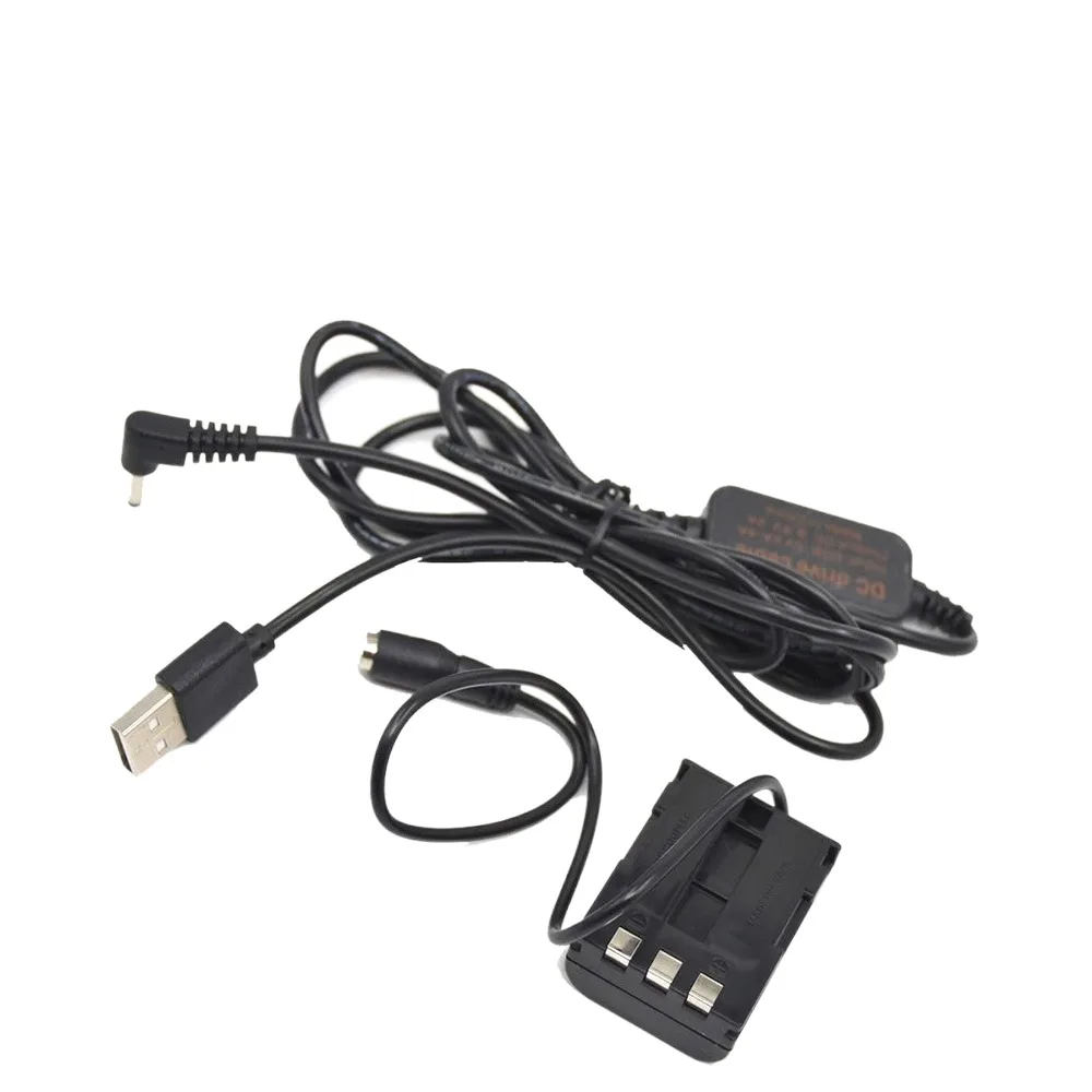 Cable de alimentación CC USB DR-700 acoplador CC NB-2L NB2L fuente de batería simulada para cámara Canon XT G7 G9 S45 S50 S60 S70 S80 350D 400D - imagen 5
