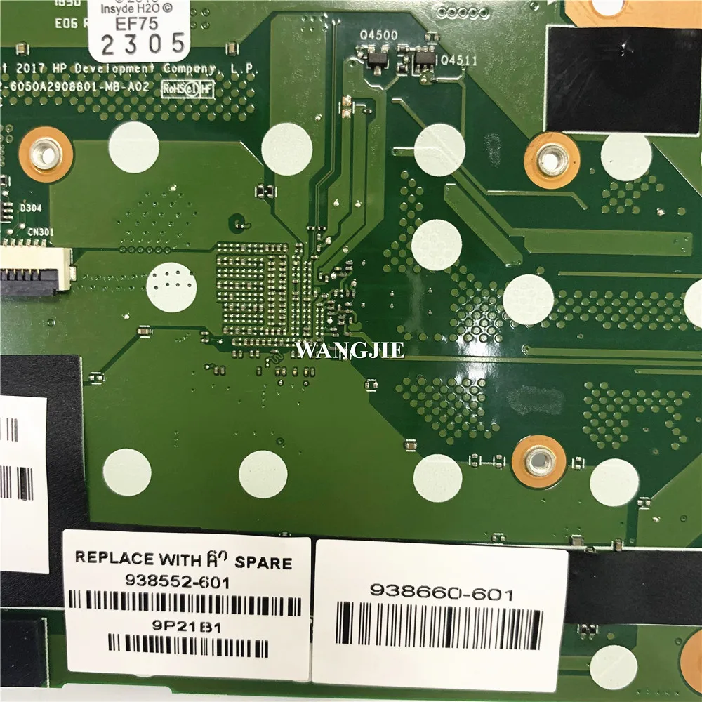 Para HP Probook X360 11 G2 EE placa base de computadora portátil 6050A2908801 938552-601 932688-601 932687-601 CPU nd RAM a bordo 100% en funcionamiento - imagen 5