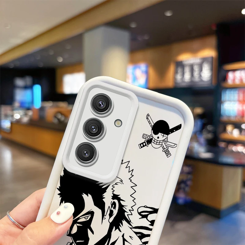 Funda de TPU de Anime Luffy de una pieza para Samsung Galaxy, funda antideslizante para Samsung Galaxy A35, A34, A33, A32, 5G, A31, A30, A24, A23, A22, A16, A12, A06, A03, M55, nueva - imagen 5