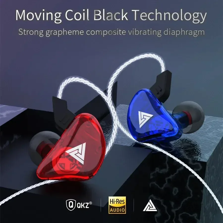 CK5 controlador de cobre dinámico HiFi auriculares con cable Monitor auriculares deportivos auriculares estéreo de graves auriculares de música 3,5 MM en la oreja con micrófono - imagen 2