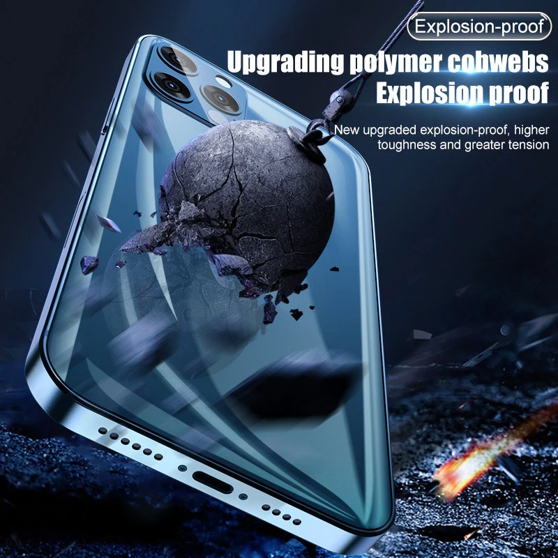 Protector de pantalla de cubierta completa para iPhone 15, 14, 13, 12, 11 Pro Max Mini, accesorios 8 7 Plus X XS XR SE, película de hidrogel trasera mate, 3 uds. - imagen 3