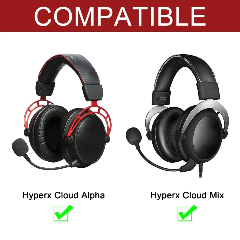 Cable extensión Aux 3,5mm repuesto trenzado nailon para Cloud Mix, auriculares para juegos S, 1 ud. - imagen 5