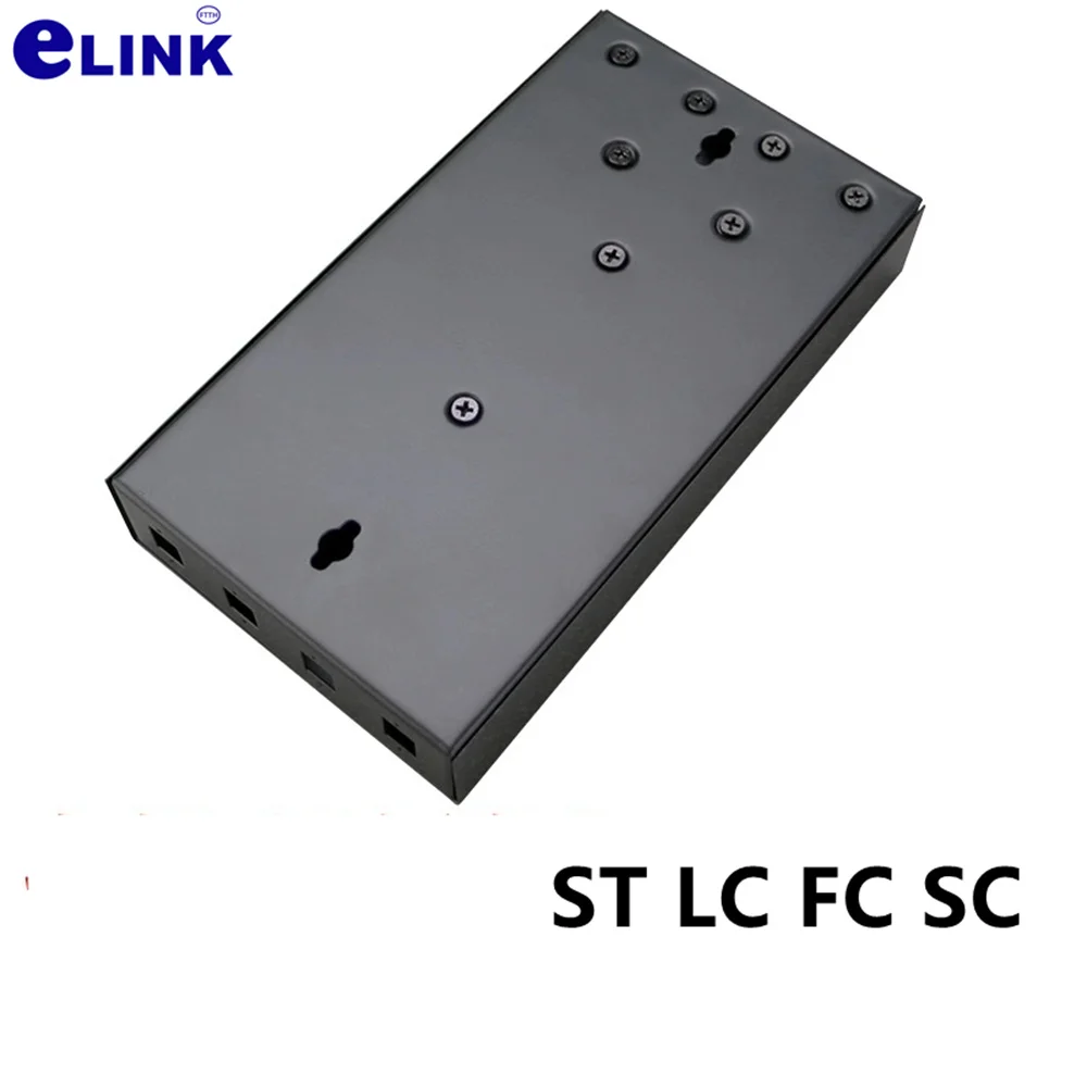 Caja de terminales de fibra óptica, caja vacía gruesa de 2/4/6/8 puertos LC SC FC ST, coletas de caja de fusión multimodo monomodo totalmente equipadas - imagen 5