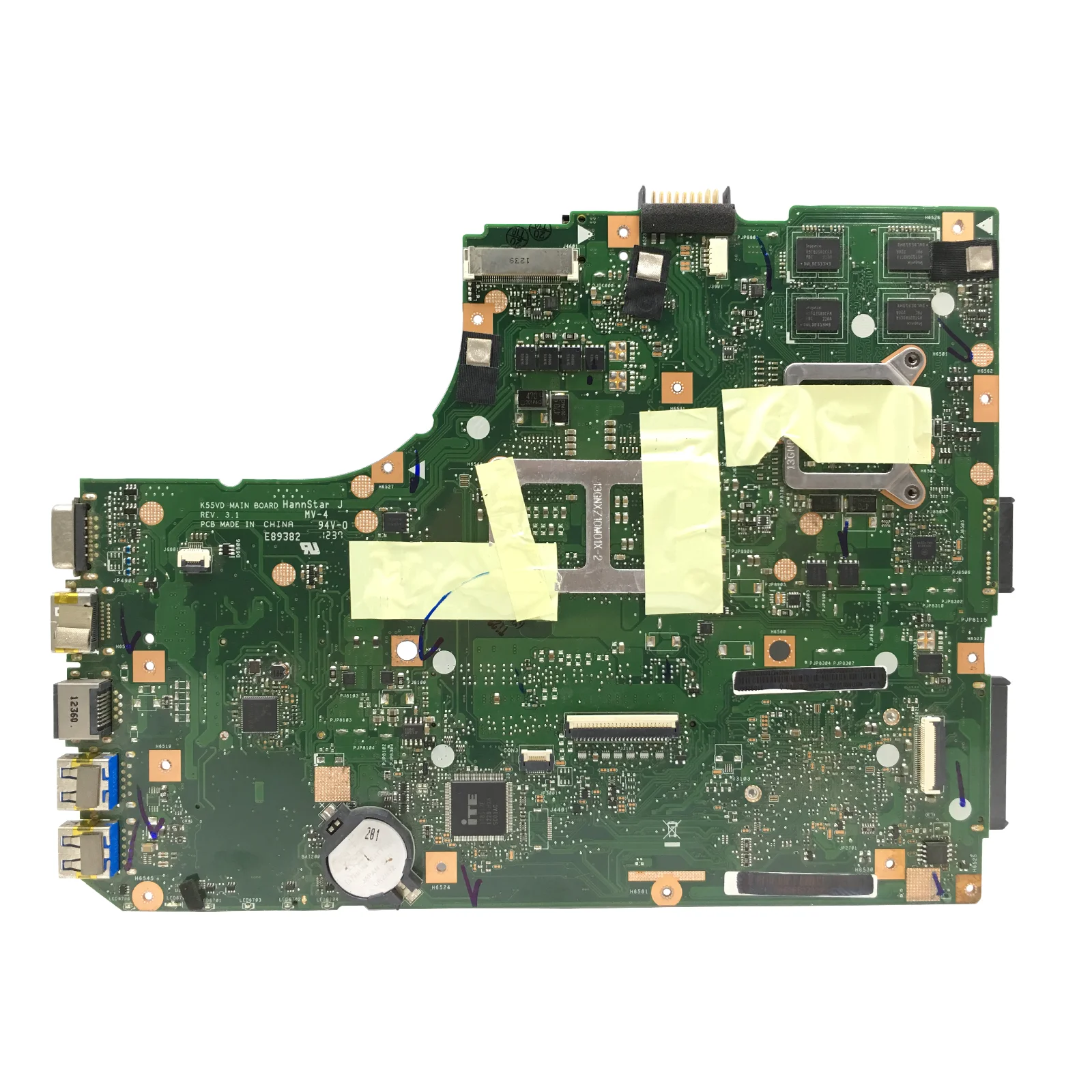 KEFU-placa base para portátil ASUS K55VD, K55A, A55VD, A55A, UMA/GT610M, REV: 3,0, placa principal, prueba OK - imagen 5