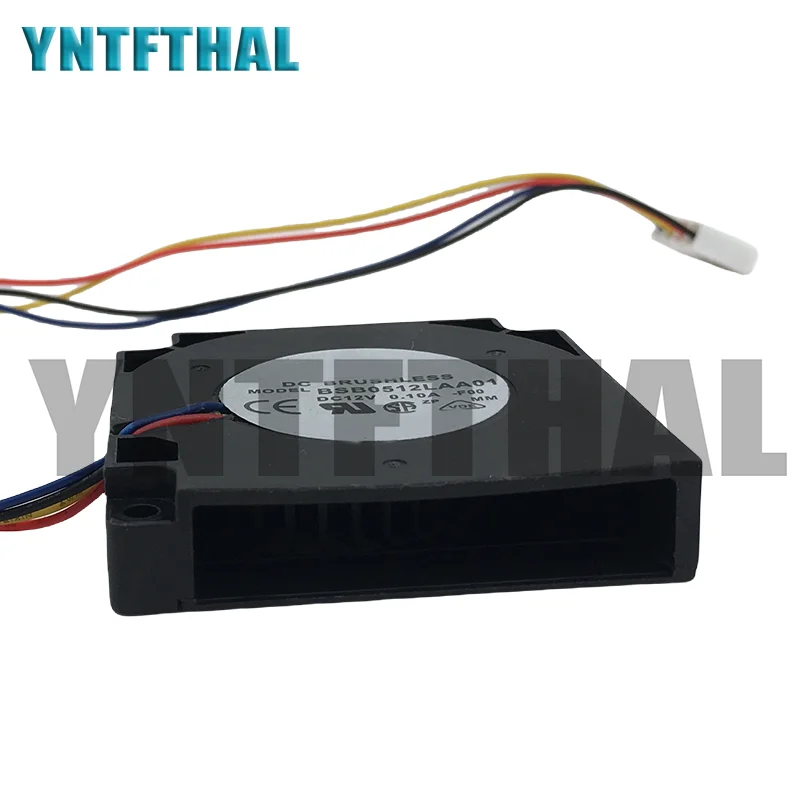 BSB0512LAA01 DC12V 0.10A 5cm 4 líneas PWM ventilador lateral muy fino Turbo ventilador ventilador de refrigeración de CPU - imagen 4