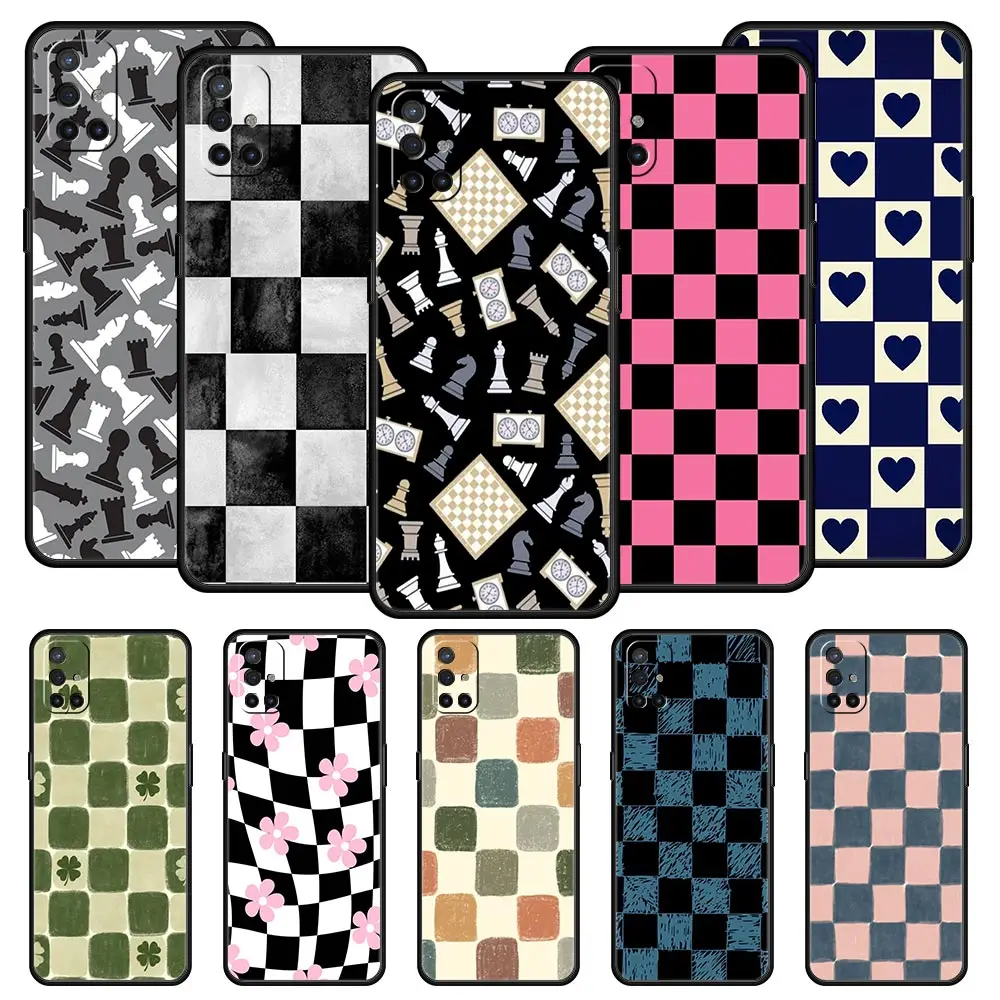 Tablero de ajedrez, funda de teléfono para OnePlus 15 13 12 11 10 9 8 13T 10T 7T Pro 13R 12R 9RT 8T Nord 4 2T CE 2 3 5G Lite