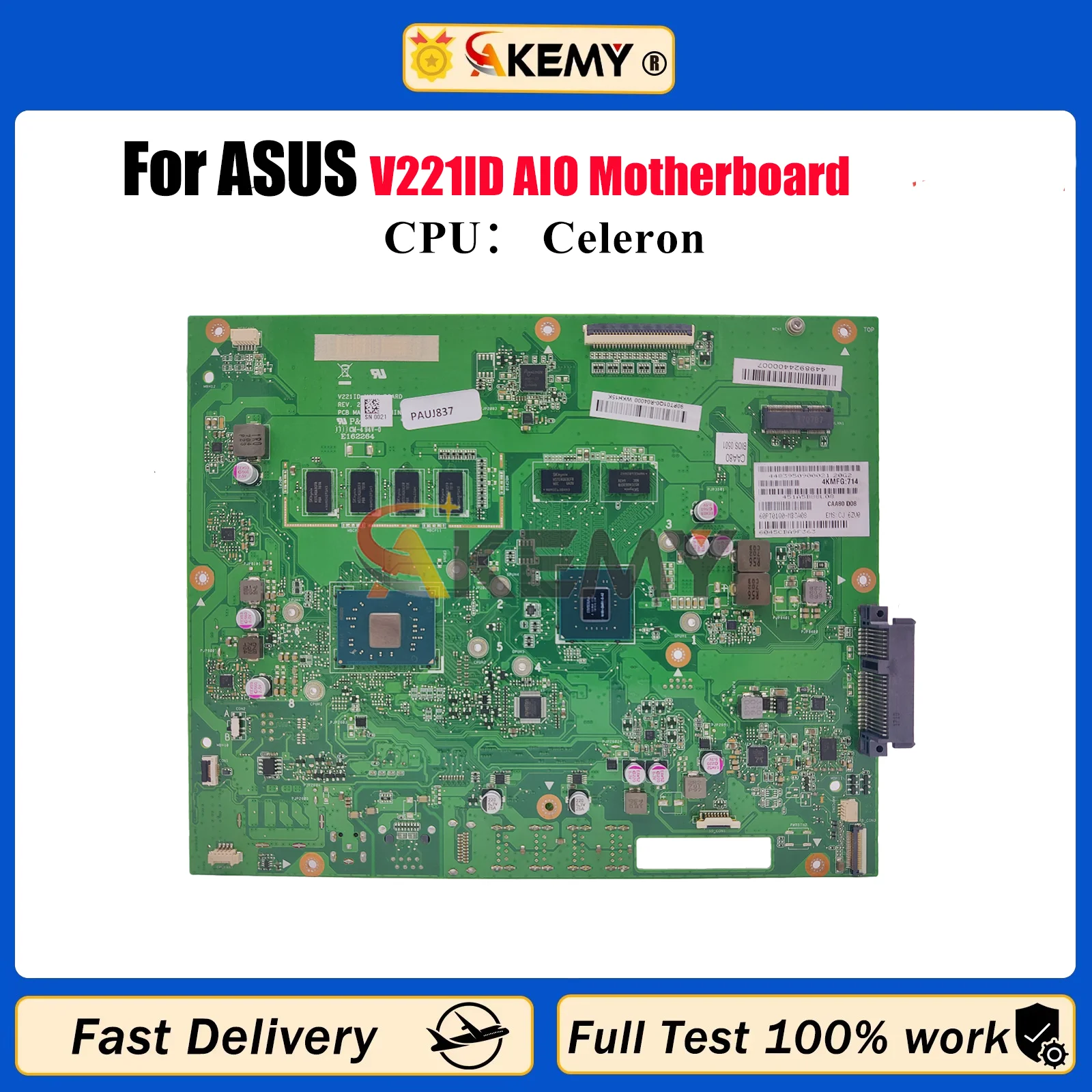 Placa base V221ID para ASUS Vivo AiO V221I V221IC V221ID con CPU Celeron 100% pruebas OK envío rápido alta calidad