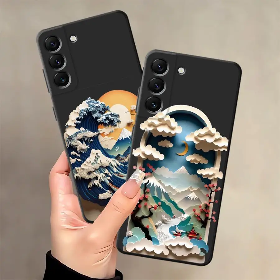 Funda con suspensión de cielo de verano para Honor Magic5Lite X9a 90 X7 70 X5b 8X X8 X6 200 400 Lite, funda negra suave para teléfono - imagen 3