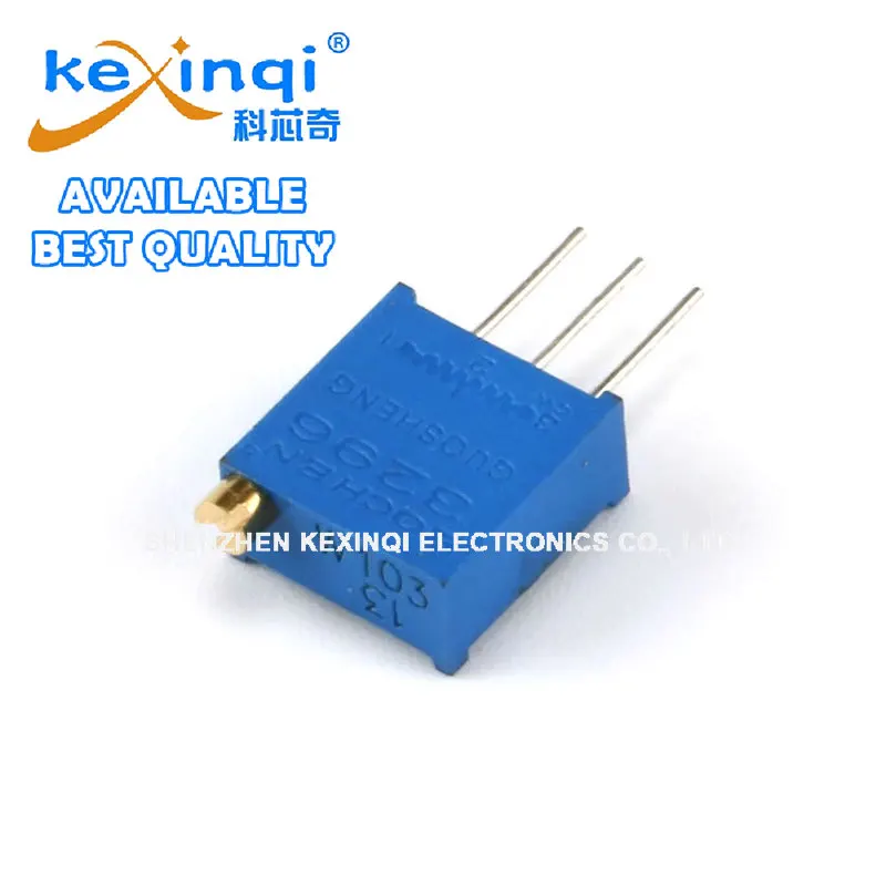 (10 uds) potenciómetro recortador Trimpot de 3296W 50R 100R 200R 500R 1k 2k 5k 10k 20k 50k 100k 200k 500k 1M 2M Ohm resistencia - imagen 3