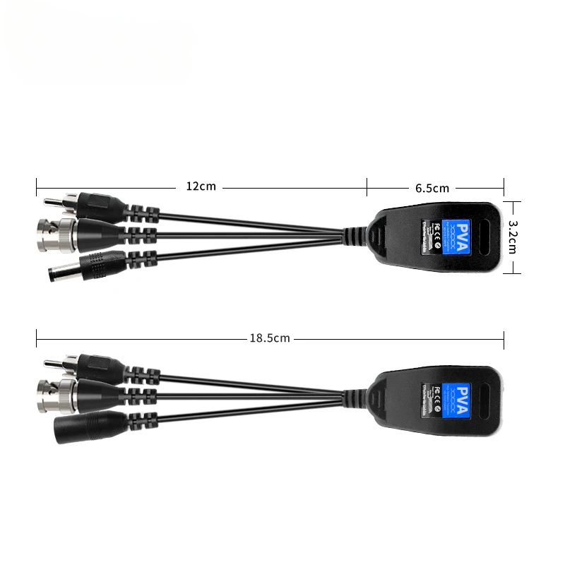 Fuente de alimentación de vídeo audio tres en uno monitoreo multifuncional transmisor de par trenzado puerto de red BNC coaxial - imagen 5