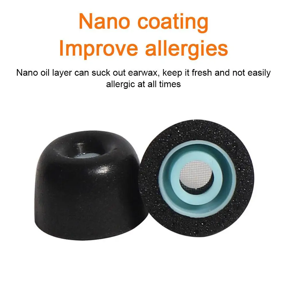 Reemplazo de tapones para los oídos para Sony WF-1000XM5, espuma viscoelástica, tamaño L M S, almohadillas para los oídos de espuma con cancelación de ruido, tapones para los oídos profesionales - imagen 2