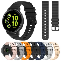 Correa Garmin de silicona 20/22 mm para Vivoactive, Venu y Forerunner