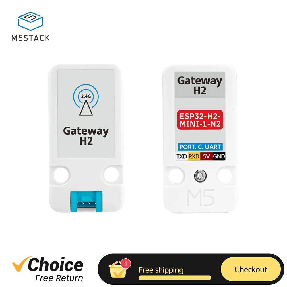 Unidad de desarrollo de puerta de enlace M5Stack Unit Gateway H2: ESP32-H2 Admite protocolos de comunicación inalámbrica como ZigBee y Thread - imagen 2