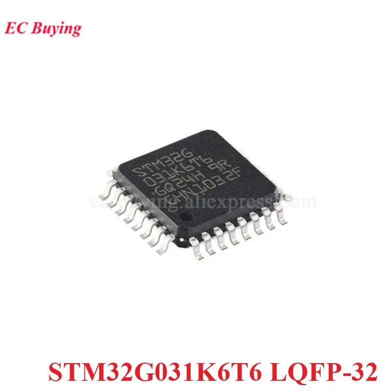 5 uds/1 unidad STM32G031K6T6 LQFP-32 STM32G031 STM32 G031K6T6 STM32G031K6 ARM Cortex-M0 + microcontrolador de 32 bits MCU IC Chip