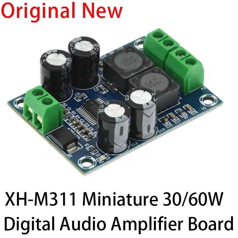 XH-M311 mini versión TPA3118 placa amplificadora de audio digital módulo amplificador de potencia de audio mono 60W