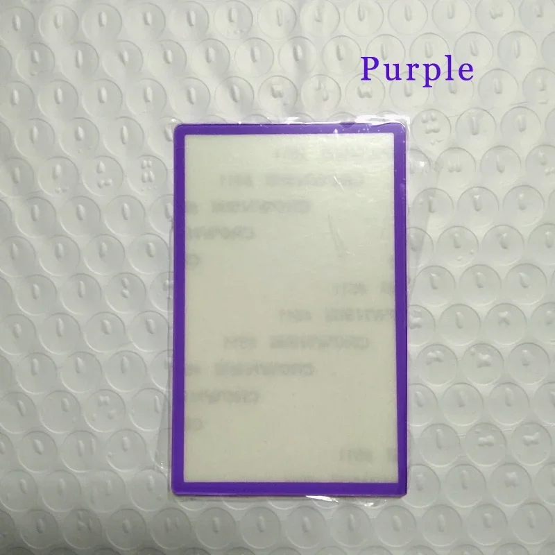 1 unidad 2 uds 2DS cristal colorido superior pantalla LCD lente protectora cubierta de espejo de vidrio con cinta adhesiva pegatina - imagen 5