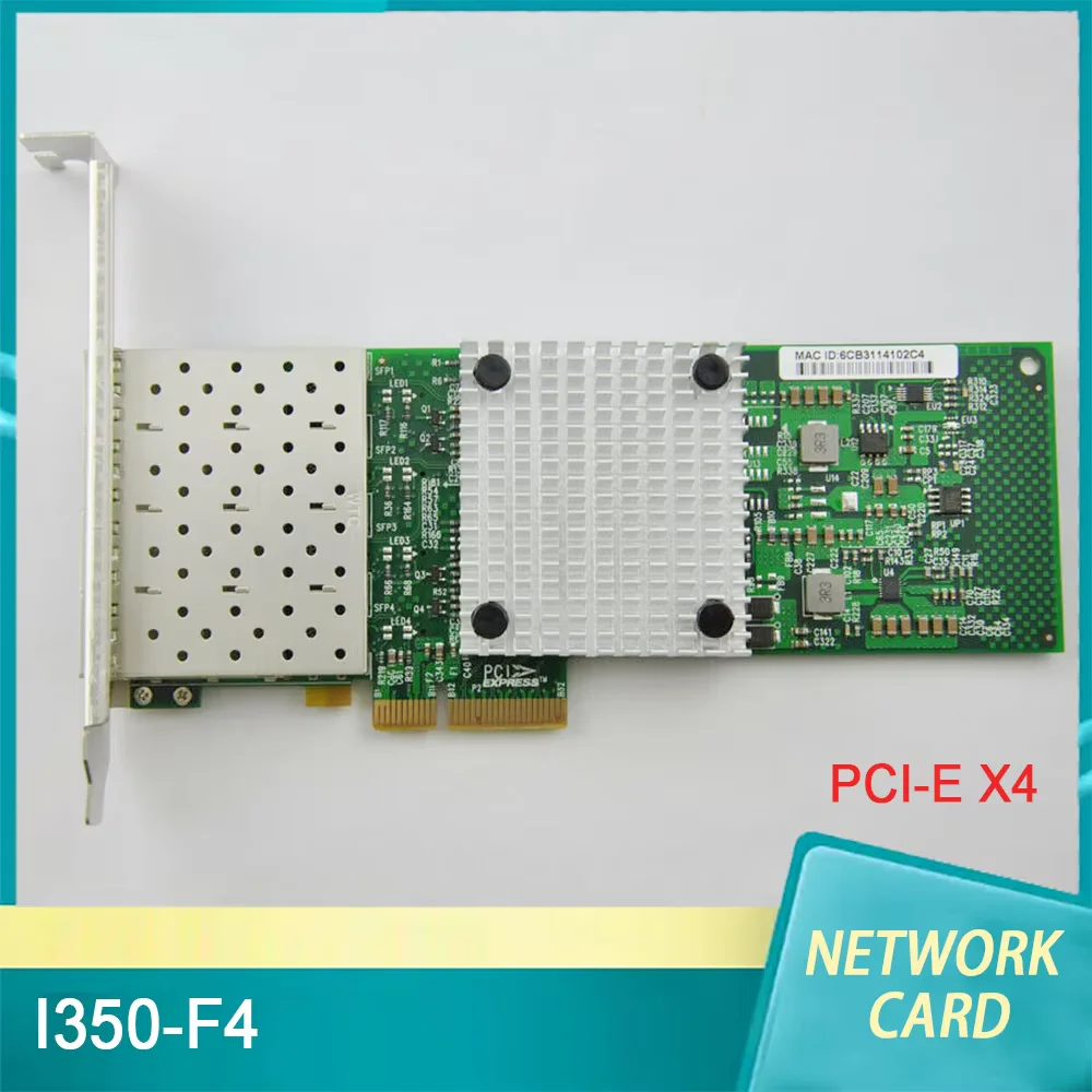 Para tarjeta de red Intel X722-DA2 RDMA C628 I350-F4 4 puertos SFP I350 Chip PCIE X4 8RJ45 8 puertos - imagen 4