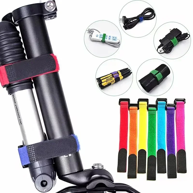 10 Uds organizador de cables gestión de cables enrollador de cables Protector de cinta para bridas de cables accesorios de teléfono organizador de cables - imagen 2