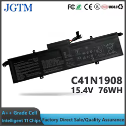 Nueva batería de ordenador portátil C41N1908 15,4 V 76Wh para Asus Zephyrus G14 Ga401 Ga401ii Ga401iv Ga401ih Ga401ih-br7n2bl Ga401iu Ga401ih