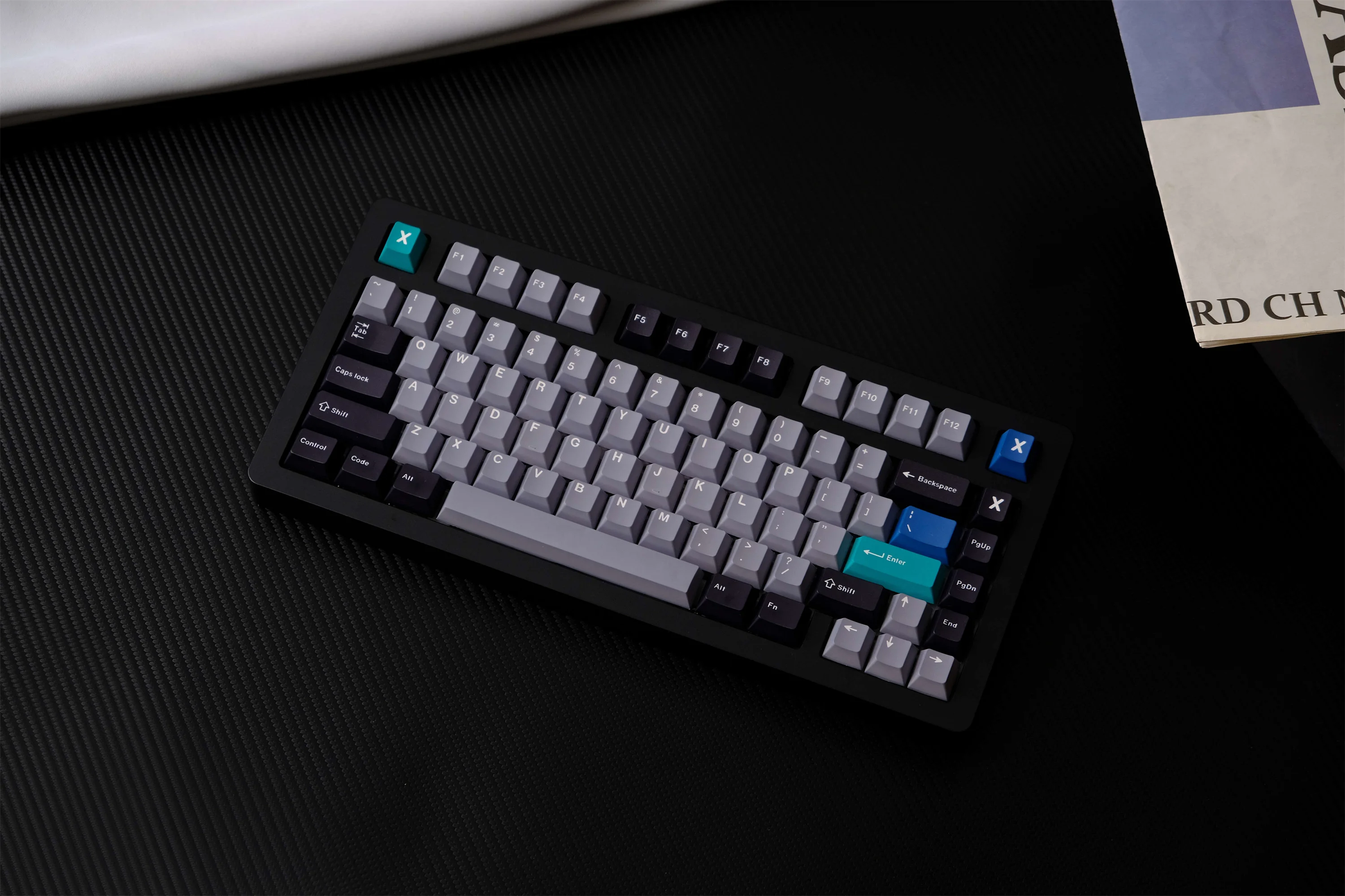Tapa de tecla de grabación, teclas PBT de 129 teclas, perfil de cereza, DYE-SUB personalizado para teclado mecánico - imagen 2