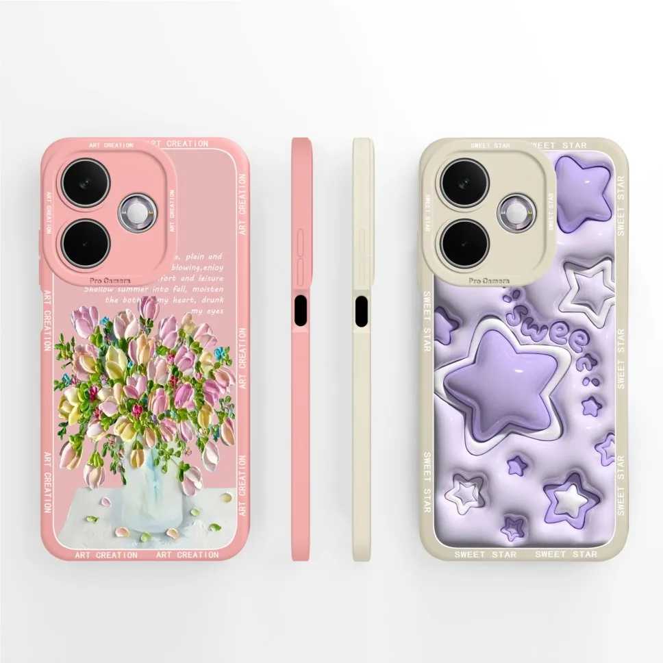 Funda para Oppo A5 Pro 5G carcasa de teléfono bonita montaña astronauta cubierta protectora de silicona líquida para Oppo A5Pro 5G Fundas - imagen 3