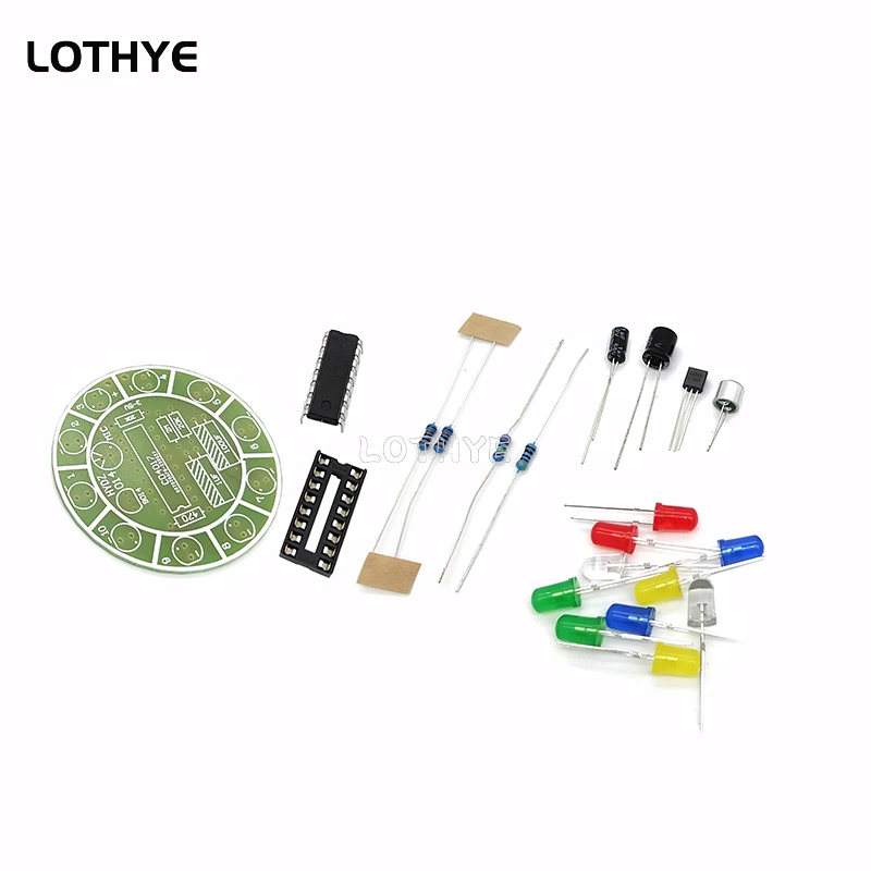 Kit LED Sonoro DIY – Luz Giratoria Colorida Activada por Sonido - imagen 2