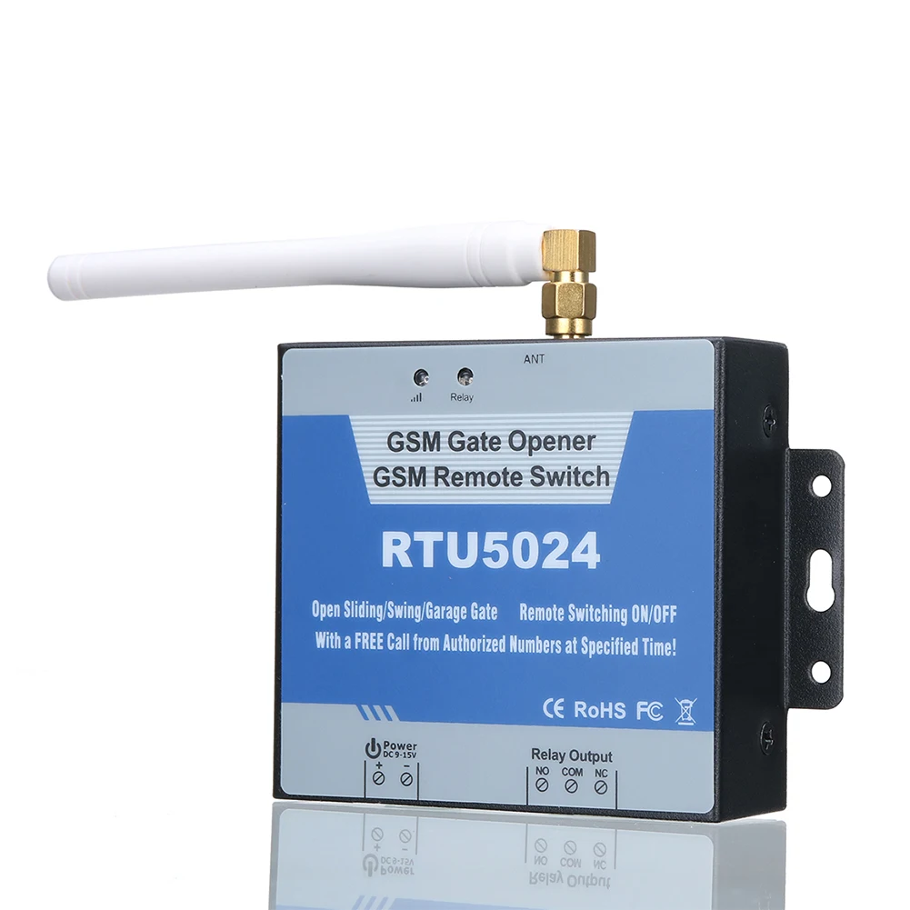 RTU5024 GSM interruptor de relé de apertura de puerta llamada gratuita 850/900/1800/1900MHz enchufe UE EE. UU. para protección de puertas del hogar - imagen 5