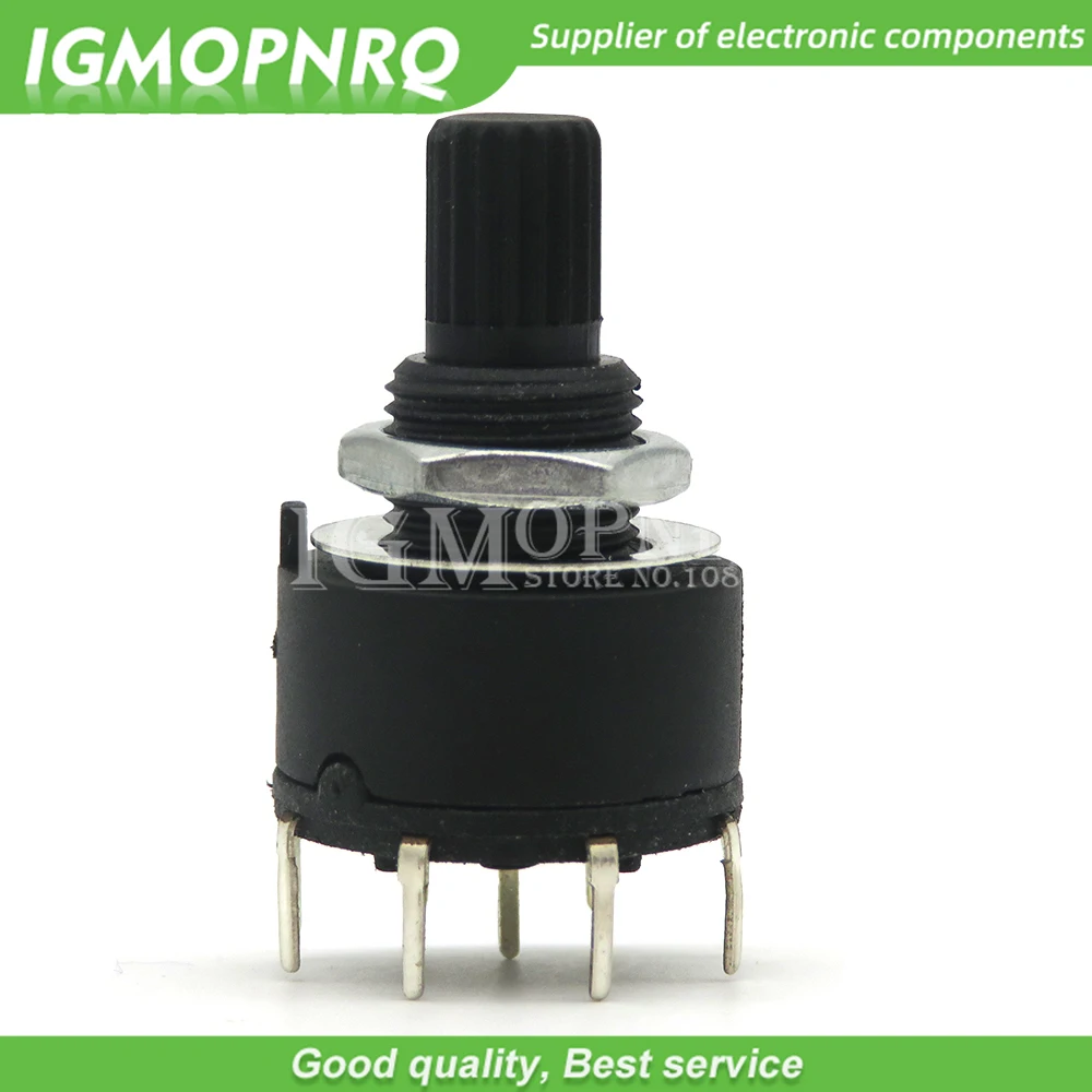 RS16 RS26 banda seleccionable Selector de canal giratorio interruptor giratorio de una sola cubierta Selector de banda 1P12T 2P6T 3P4T 4P3T - imagen 2