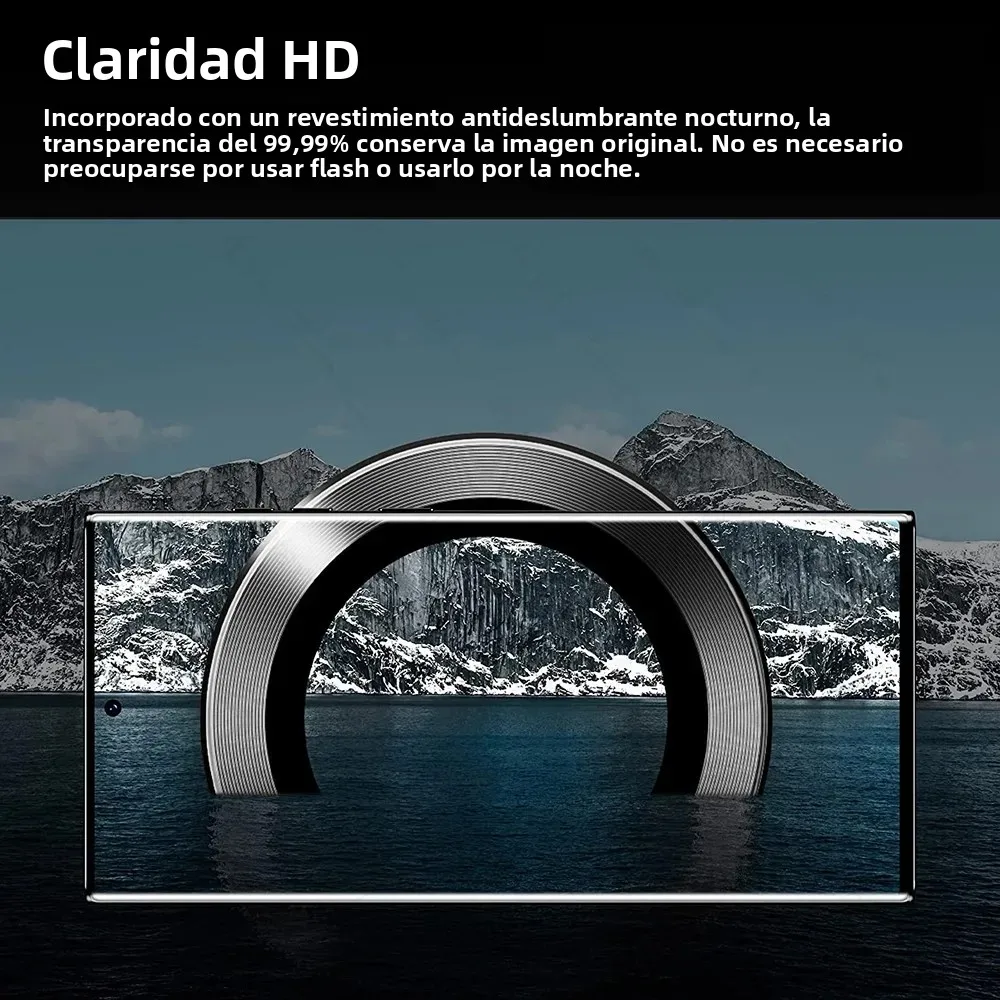 Funda con anillo Protector para cámara trasera para Samsung Galaxy A56 A36 A26 A55 A54 A35 A34 A25 A15 A14 5G, cubierta trasera de lente de vidrio templado - imagen 5