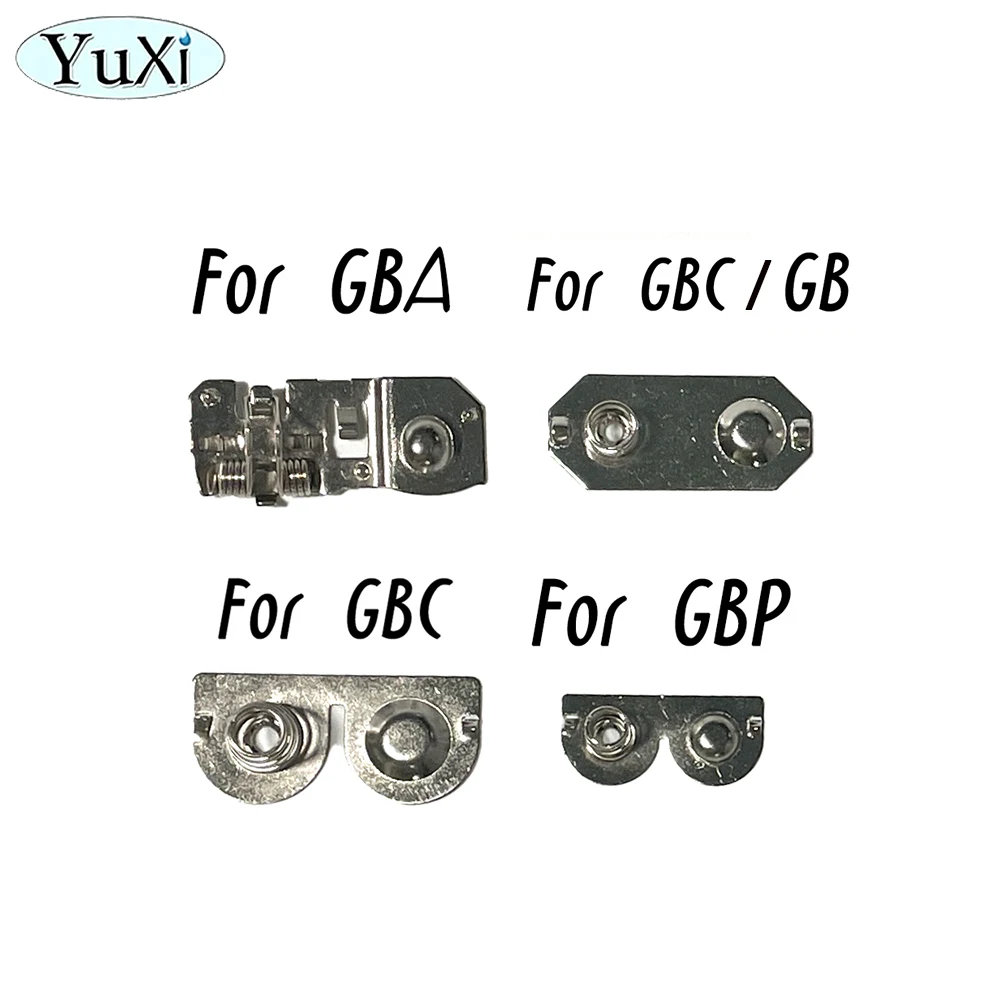 Terminales de batería, contactos de resorte, repuesto de resorte de batería para GBA GBC GBP para consola de juegos Nintend Game Boy Advance - imagen 4