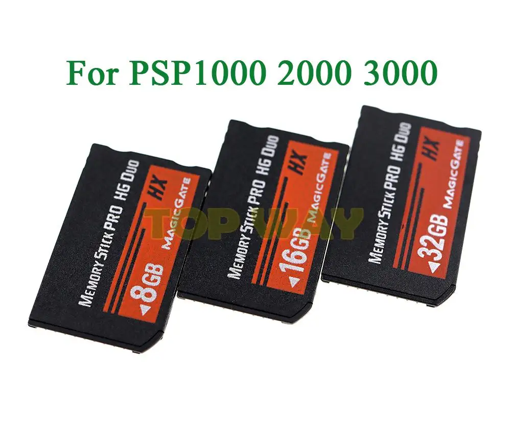 5 uds para PSP 1000 2000 3000 tarjeta de memoria de juego 8GB 16G 64GB Memory Stick MS Pro-HG Duo tarjeta de memoria de velocidad transferencia de datos de alta velocidad