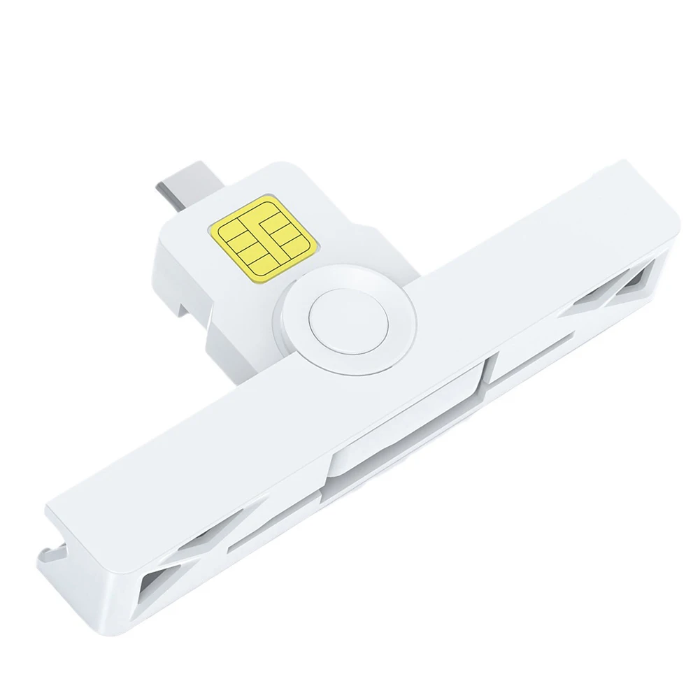 Lector de tarjetas de cajero automático Lector de tarjetas inteligentes portátil USB2.0 Tipo-C Lector de tarjetas USB para seguridad de certificados digitales - imagen 2